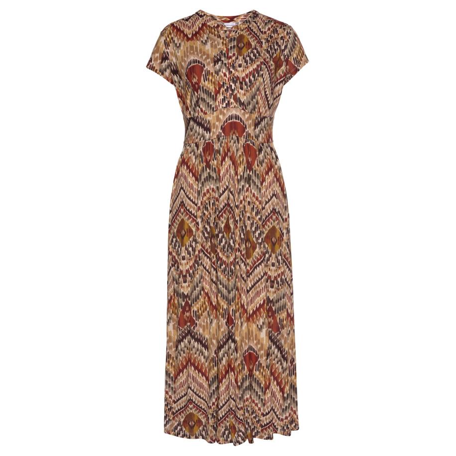 Lascana LASCANA Zomerjurk bruin / donkerbruin -