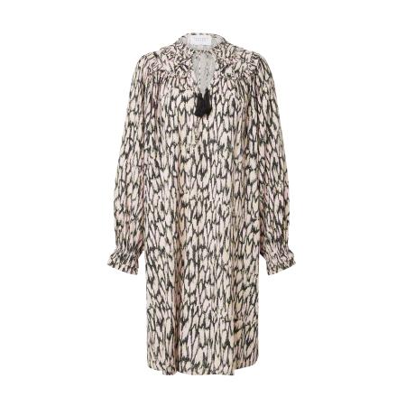 SISTERS POINT Jurk ILISA beige / appel / zwart