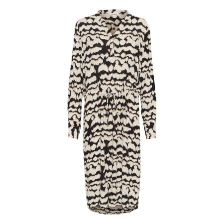 Soaked in Luxury SOAKED IN LUXURY Jurk Zaya zwart / eierschaal