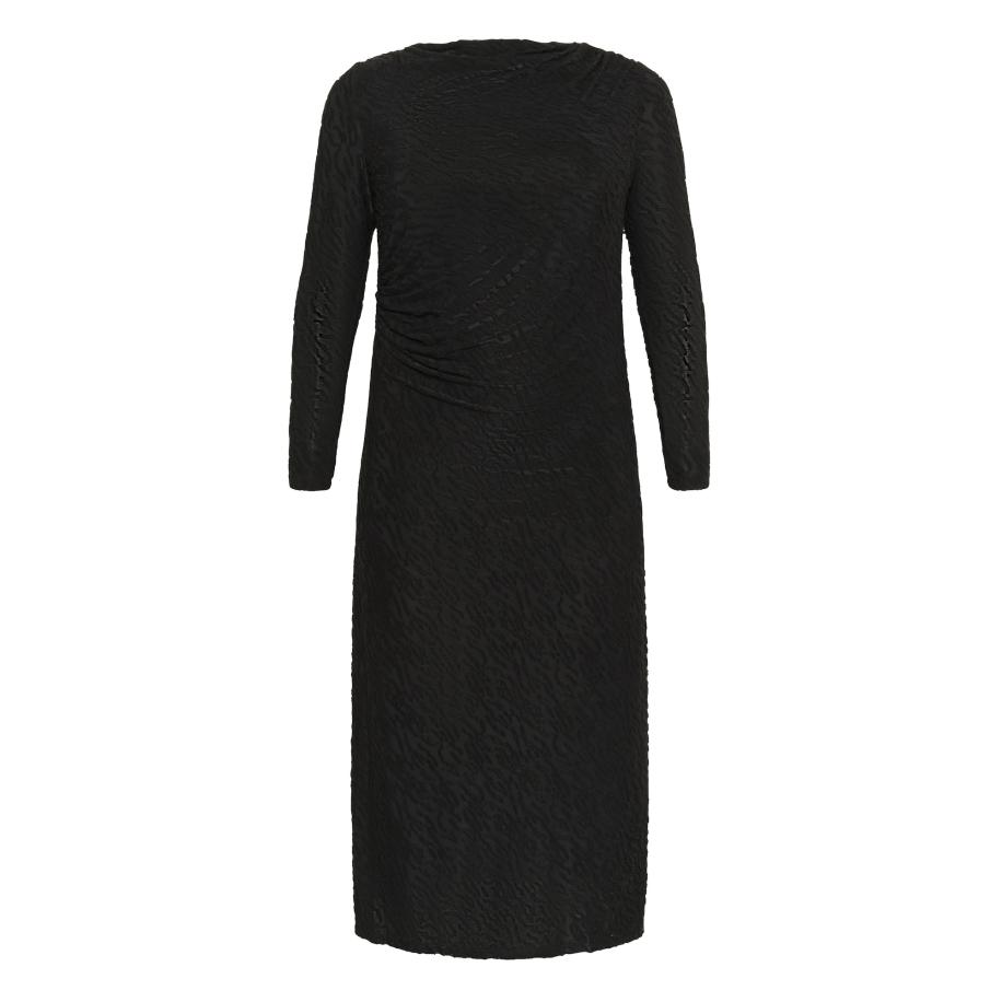 Kaffe KAFFE CURVE Jurk Zarina zwart -