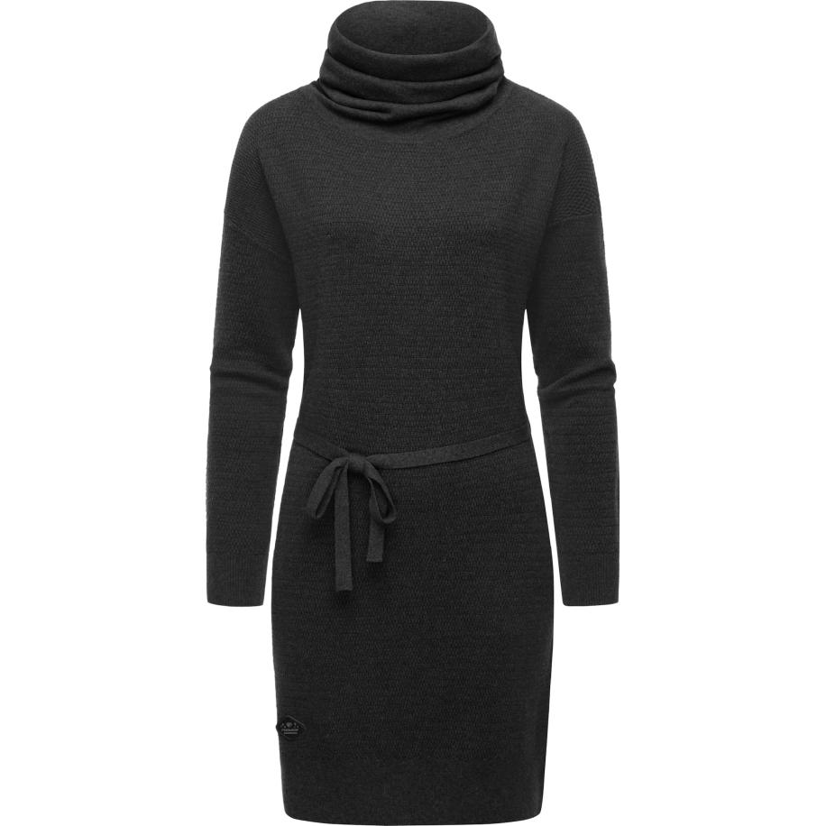 Ragwear Ragwear Gebreide jurk Babett donkergrijs -