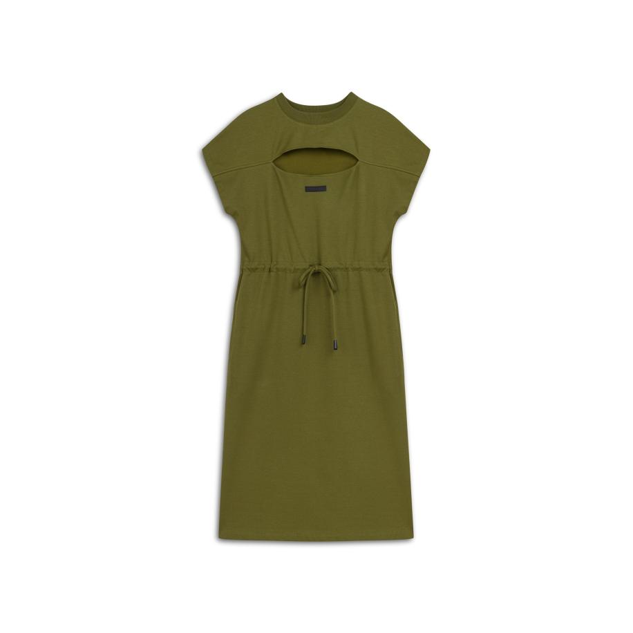 Twist Twist Jurk olijfgroen -