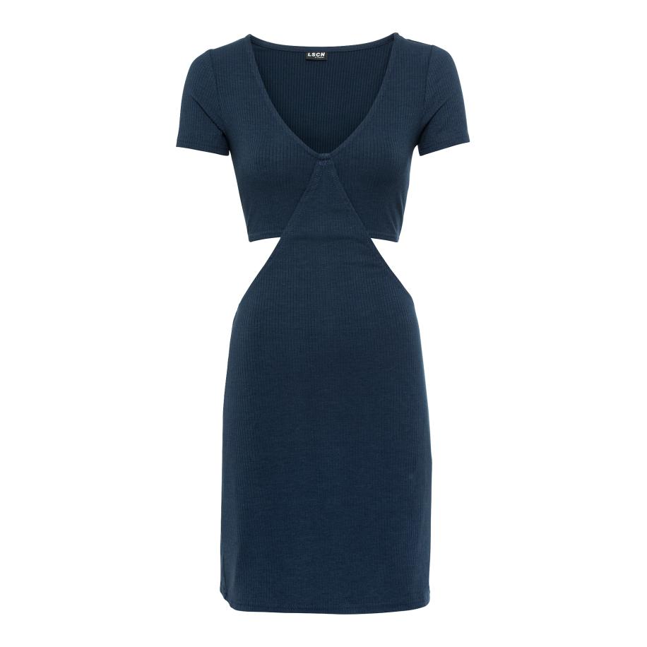 Lascana LSCN by LASCANA Jurk blauw -