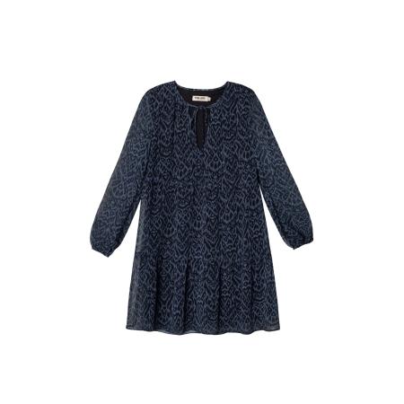 THE-ARE THE-ARE Jurk marine / saffier