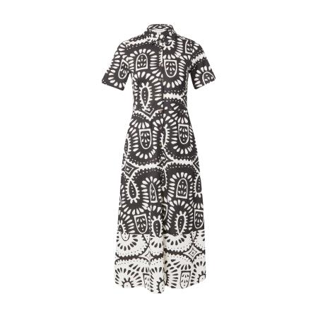 White Stuff WHITE STUFF Blousejurk Rua zwart / wit