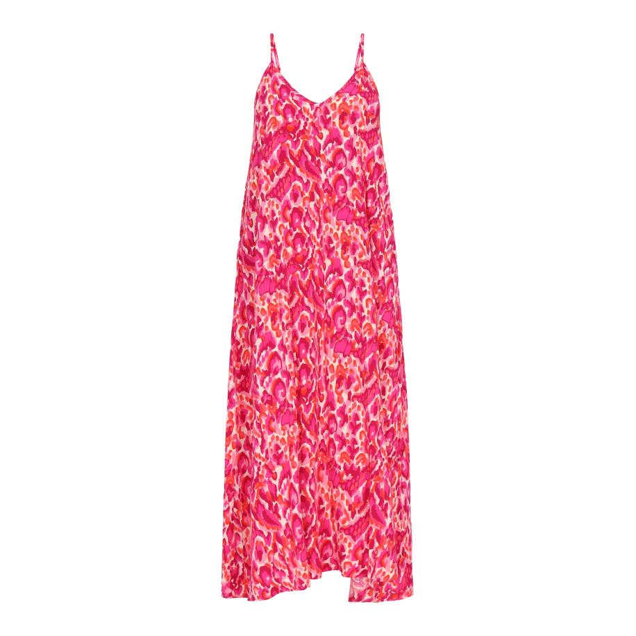 MYMO Zomerjurk Young Fashion oranje / rosa / donkerroze / wit Roze