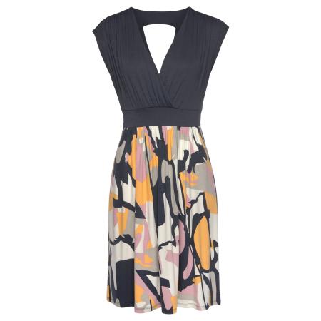 Lascana LASCANA Zomerjurk blauw / gemengde kleuren