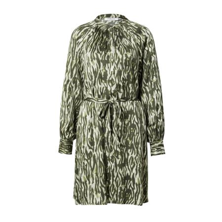 MSCH COPENHAGEN Jurk Joceline lichtgrijs / kaki / riet / wit