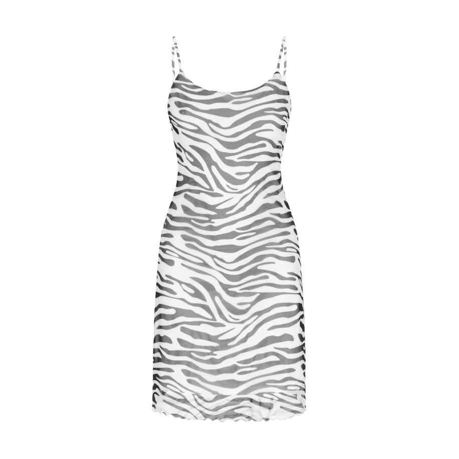 MYMO myMo ROCKS Jurk Fashion Look zwart / wit -