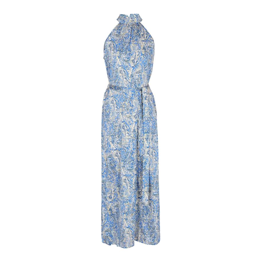 ebeeza ebeeza Jurk saffier / lichtgeel / wit -