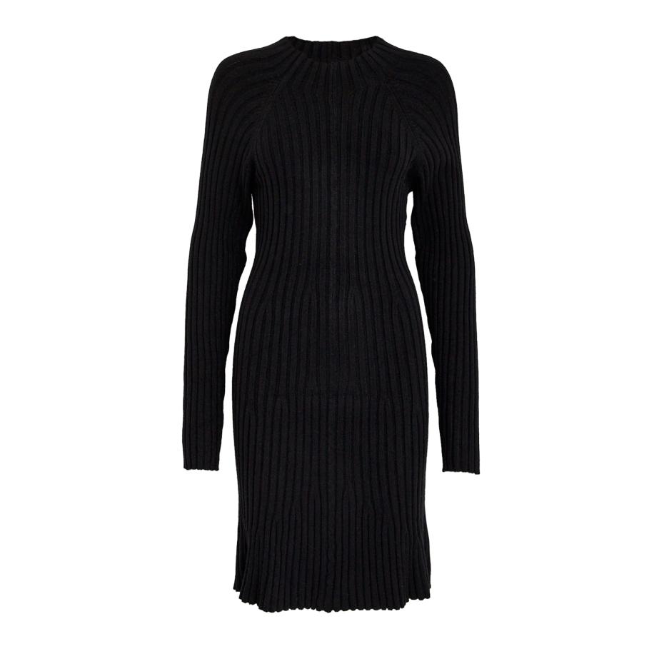 Peppercorn Peppercorn Gebreide jurk Anna zwart -
