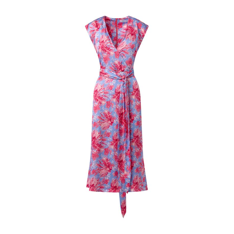 Quiosque Quiosque Jurk blauw / pink -