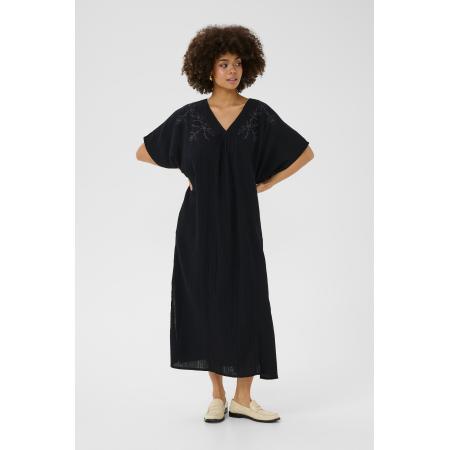 Culture CULTURE Jurk zwart / wit