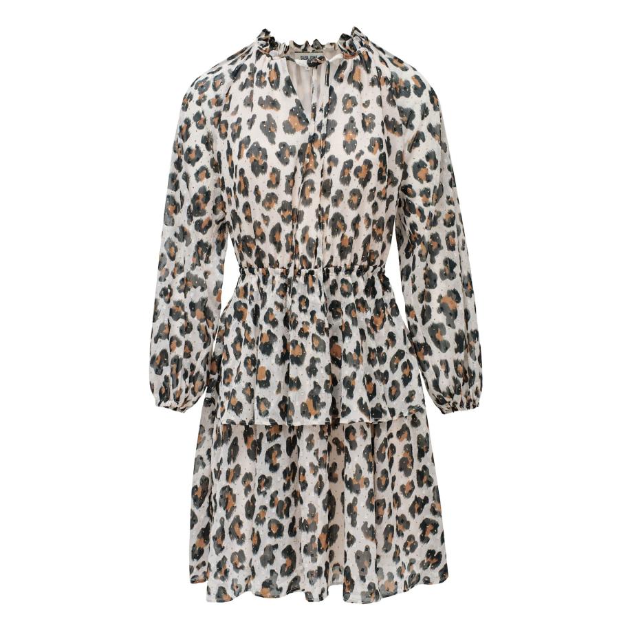 Salsa Salsa Jeans Jurk bruin / zwart / wit -