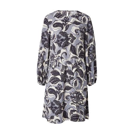 Comma COMMA Jurk crème / navy / smoky blue