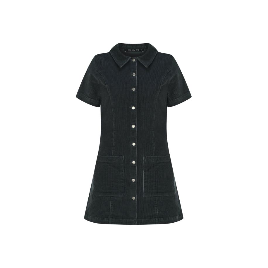 FRESHLIONS FRESHLIONS Jurk Delilah donkergroen -