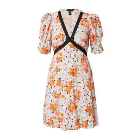 NEW LOOK Jurk JOSIE mintgroen / oranje / rosa / zwart