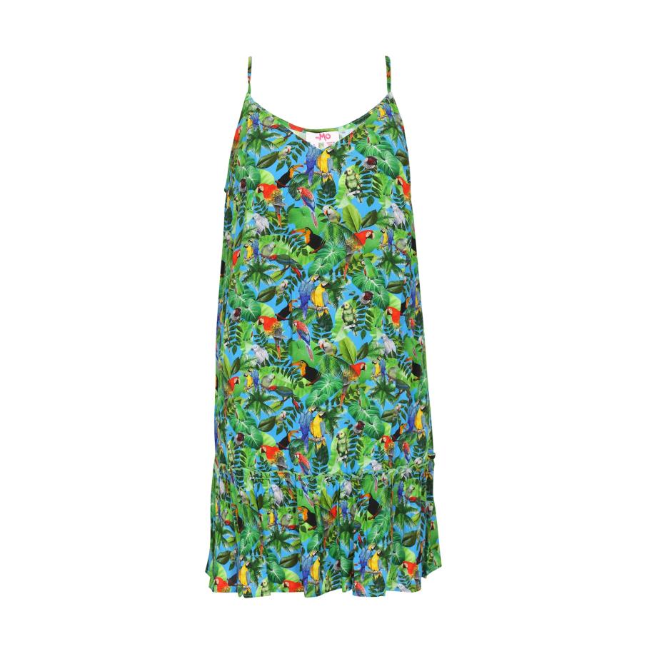 Swirly swirly Zomerjurk groen / gemengde kleuren -