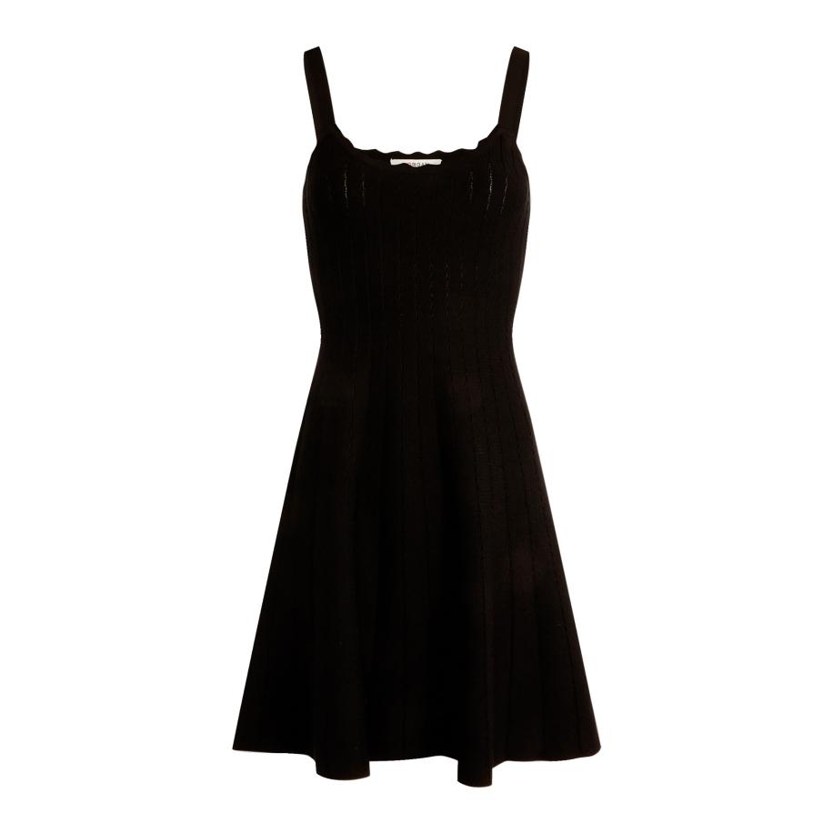 Morgan Morgan Gebreide jurk zwart -