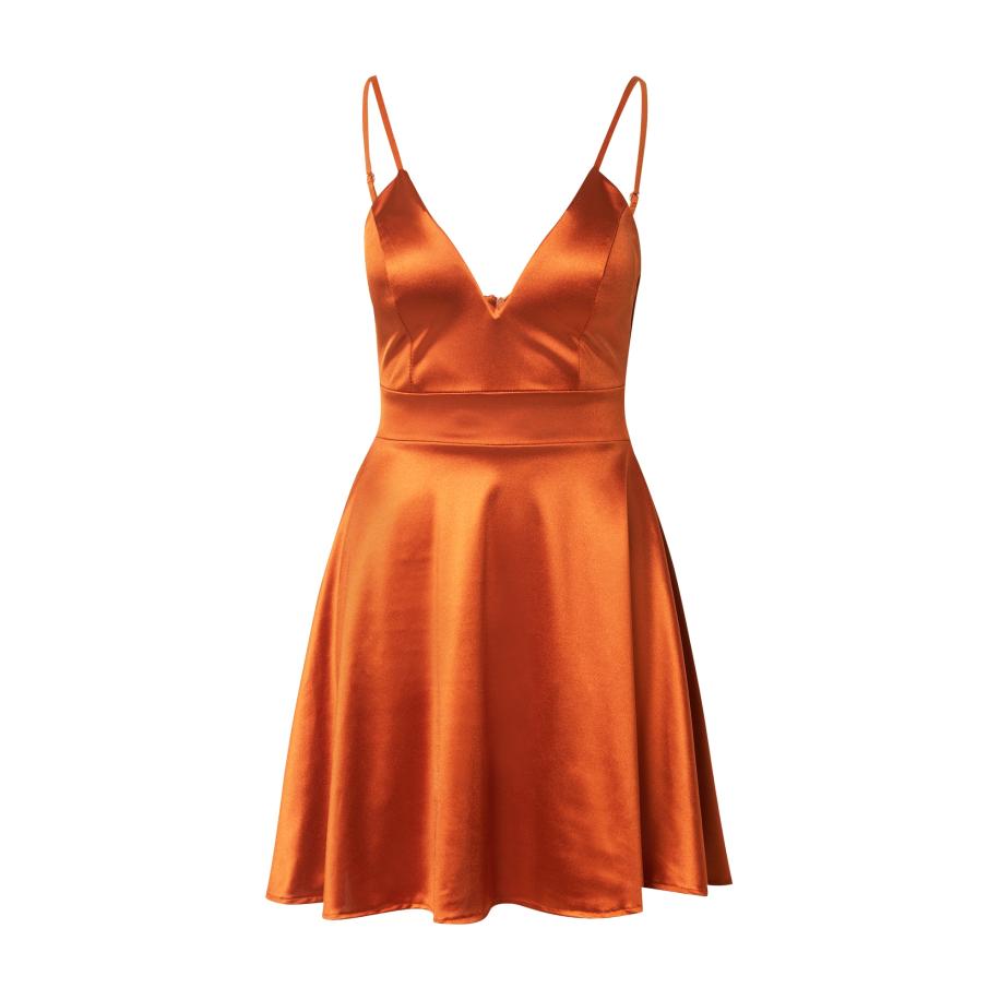 WAL G. WAL G. Cocktailjurk ALAIA donkeroranje -