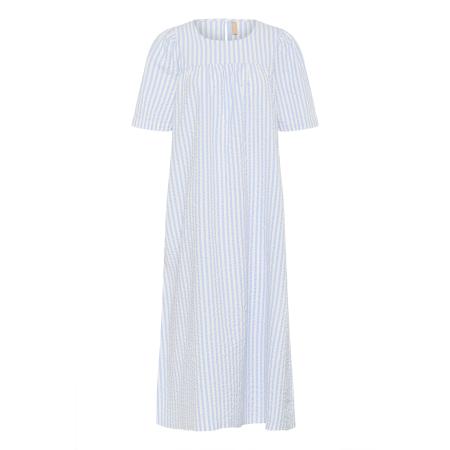 Culture CULTURE Jurk Kima blauw / wit