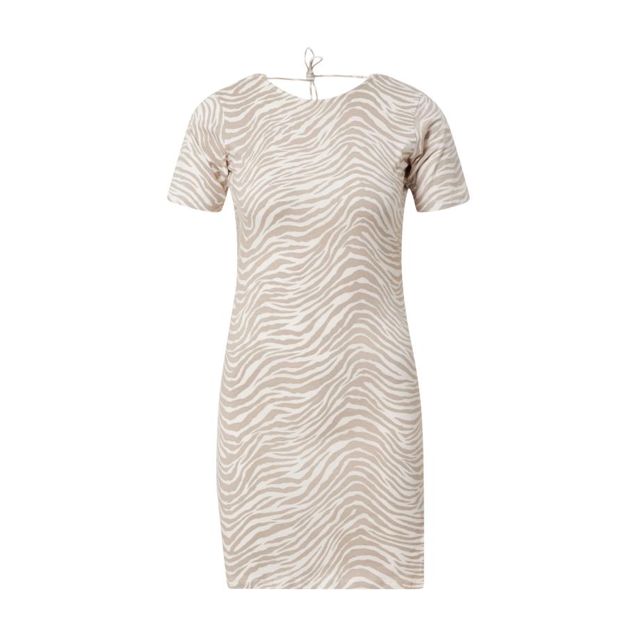 Motel Motel Jurk Sonali camel / wit -