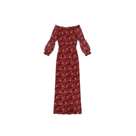 THE-ARE THE-ARE Jurk rood / bordeaux