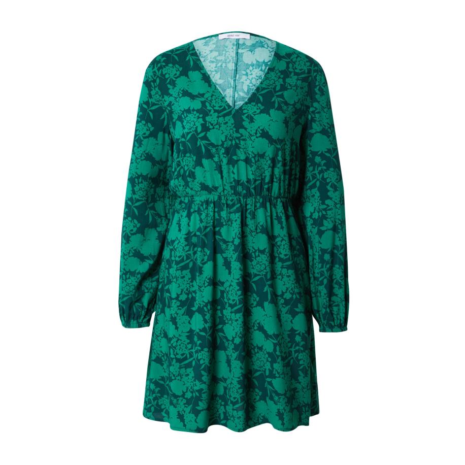 ABOUT YOU ABOUT YOU Jurk Miriam lichtgroen / donkergroen -