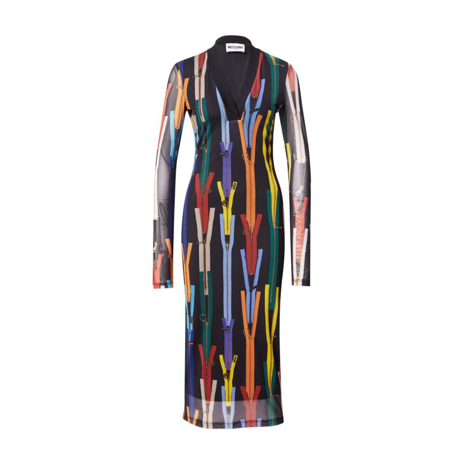 Moschino Moschino Jeans Jurk geel / groen / oranje / zwart -