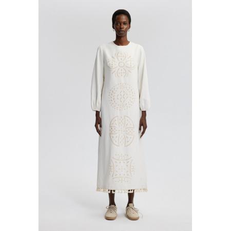 Touche Prive Touche Prive Jurk lichtbeige / geel