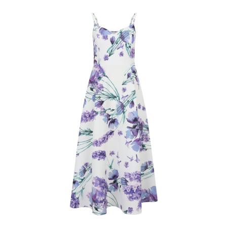 Guido Maria Kretschmer Guido Maria Kretschmer Women Cocktailjurk Carola duifblauw / donkergroen / lavendel / wit