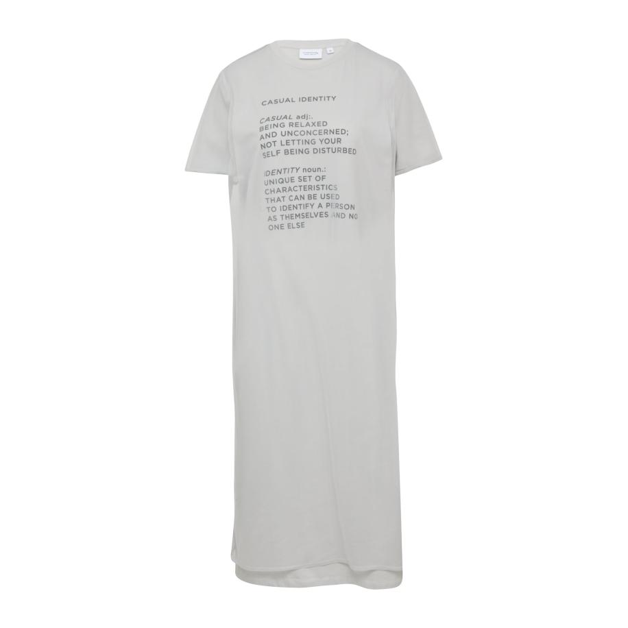 comma casual identity comma casual identity Jurk antraciet / lichtgrijs -