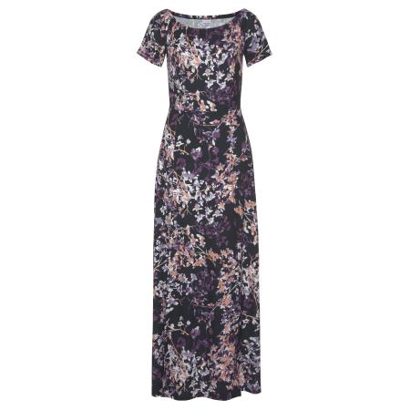 VIVANCE VIVANCE Zomerjurk gemengde kleuren / zwart