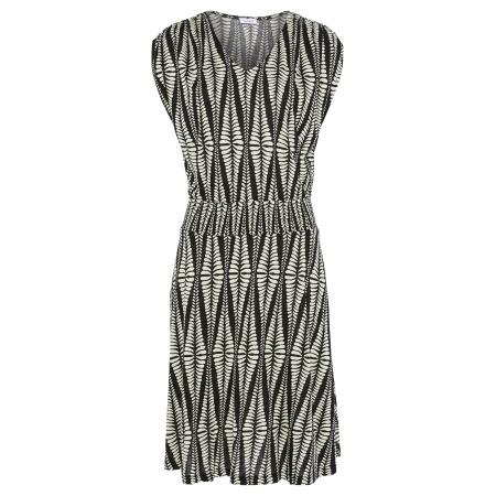 Lascana LASCANA Jurk sand / zwart