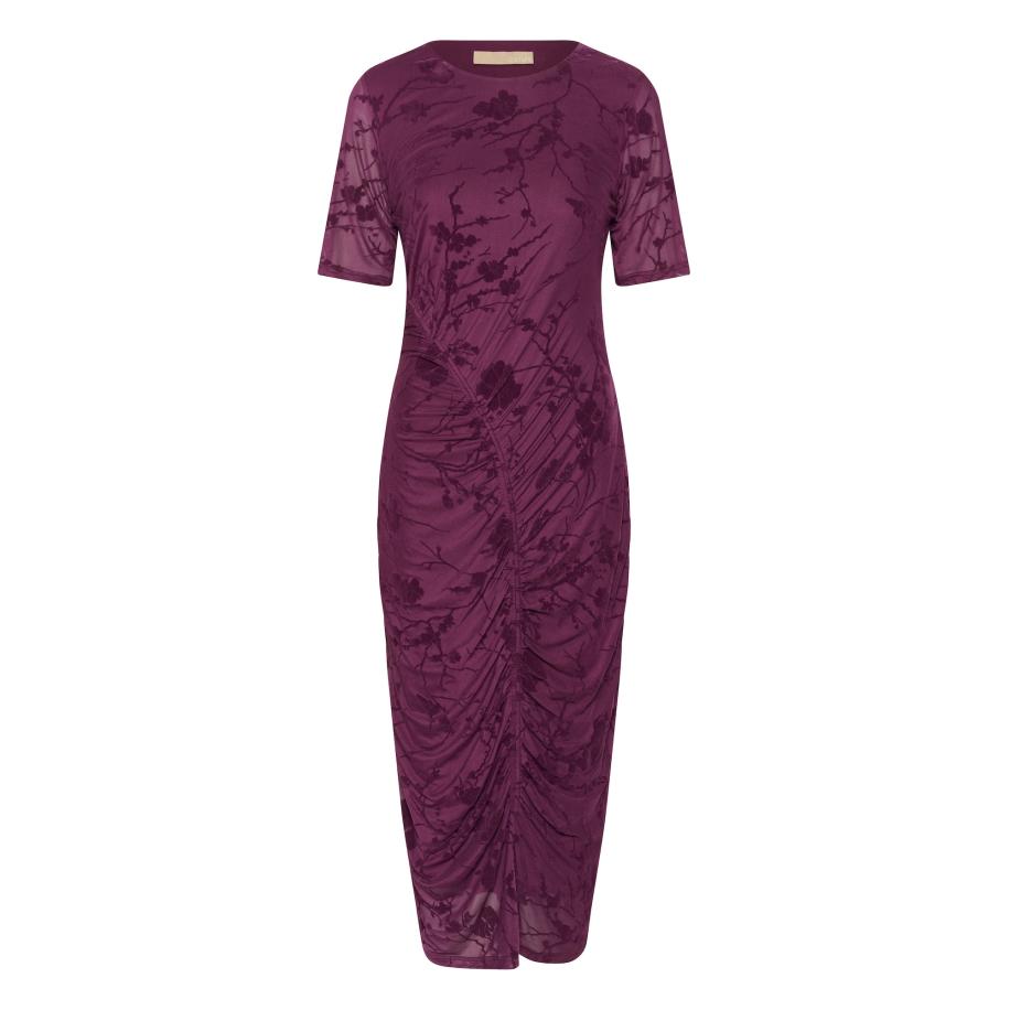 Culture CULTURE Jurk Kitti donkerlila -