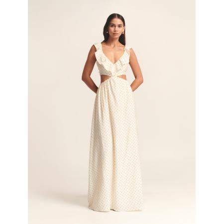 St MRLO Jurk Arlie champagne / zwart