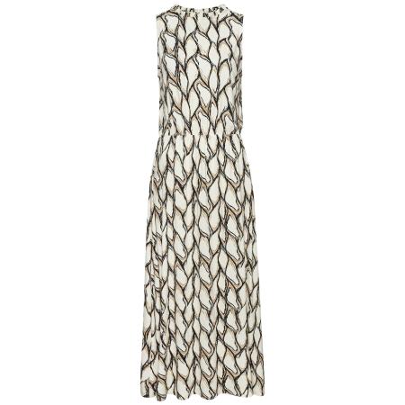 Lascana LASCANA Jurk beige / crème / zwart