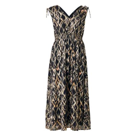 Mexx MEXX Jurk olijfgroen / lila / perzik / zwart