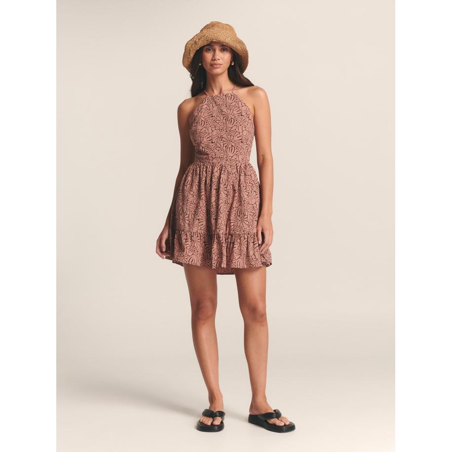 St MRLO Jurk LILA MINI DRESS pink Roze