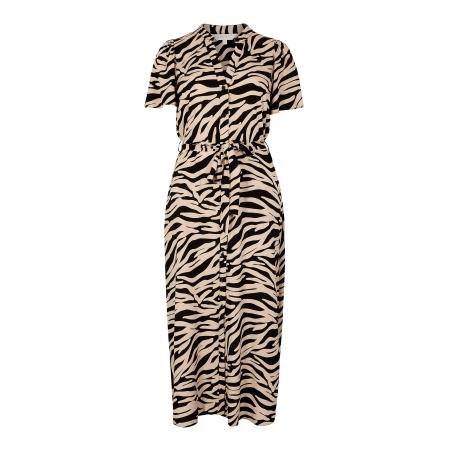 Apricot Apricot Jurk beige / zwart