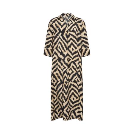 Soyaconcept Soyaconcept Blousejurk PIXI 3 camel / sand / zwart