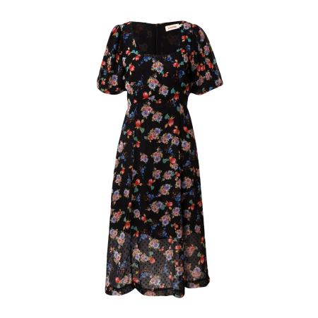 Louche Louche Jurk NADINE grasgroen / sering / grenadine / zwart