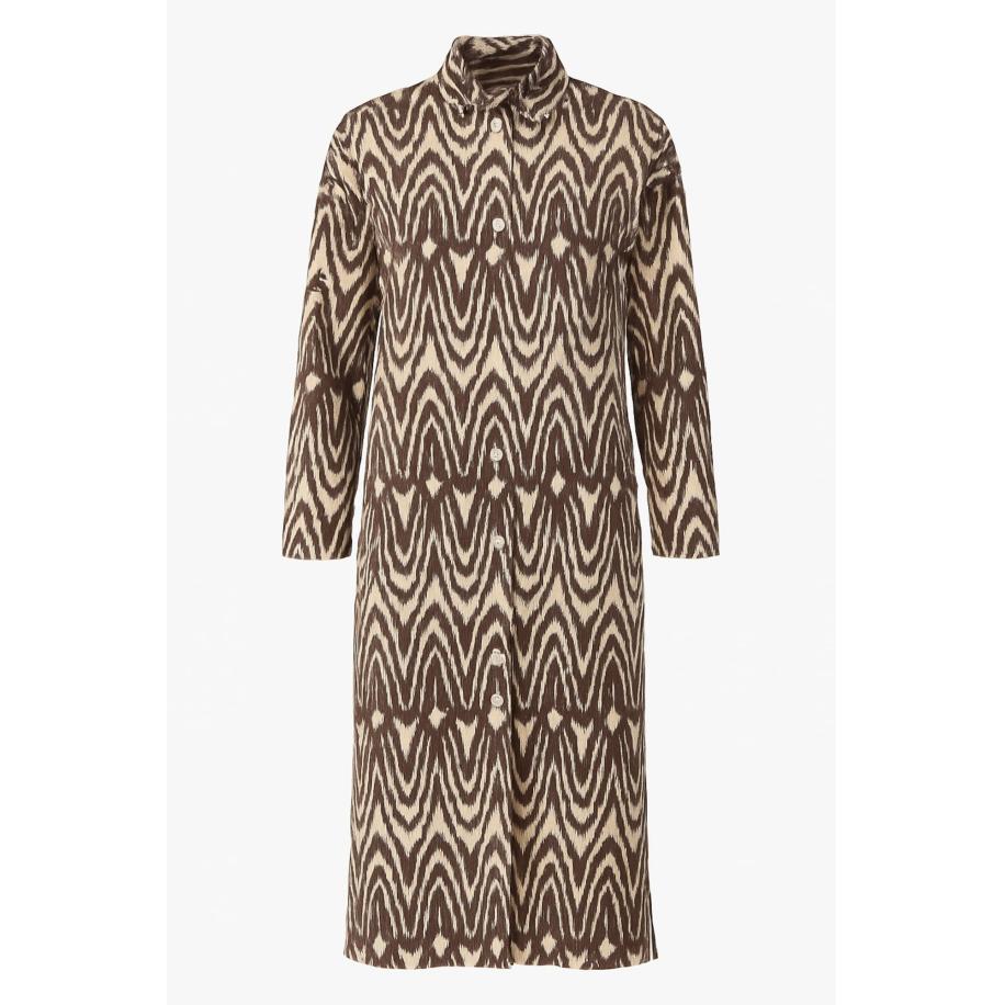 Touche Prive Touche Prive Blousejurk lichtbeige / bruin -