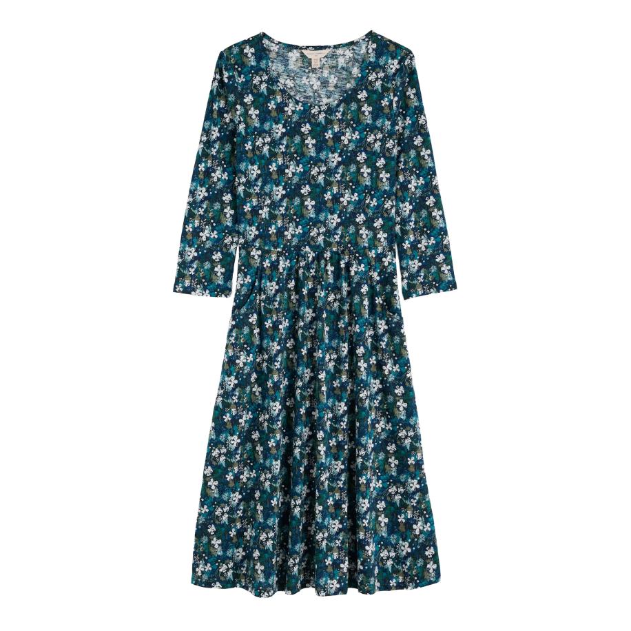 Seasalt Cornwall Seasalt Cornwall Jurk Enor petrol / donkergroen / zwart / wit -