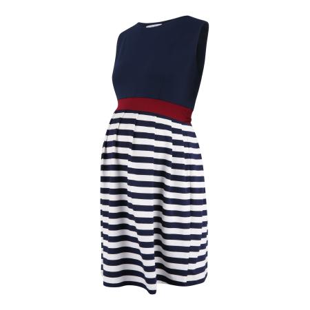 Bebefield Bebefield Jurk Ana navy / bordeaux / wit