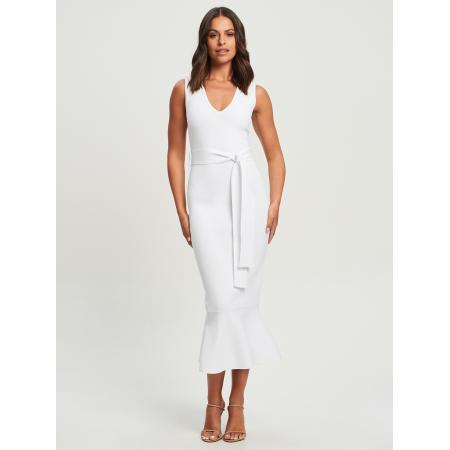 Tussah Jurk TANYA wit