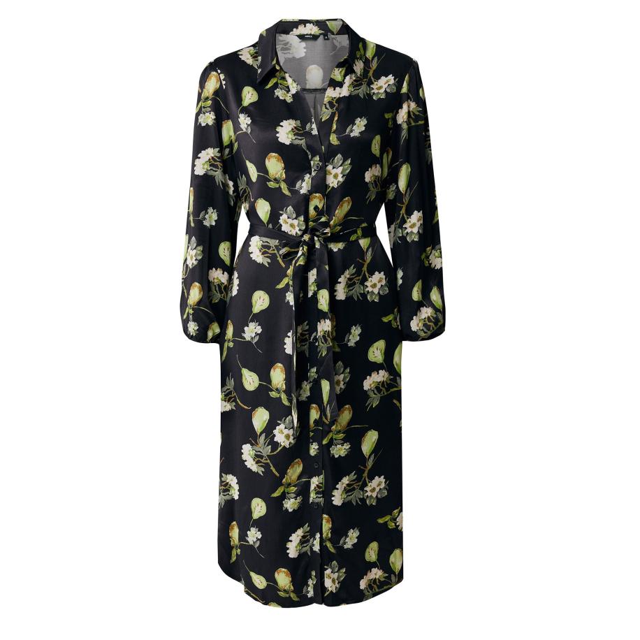 Mexx MEXX Blousejurk Birne kaki / appel / zwart / wit -