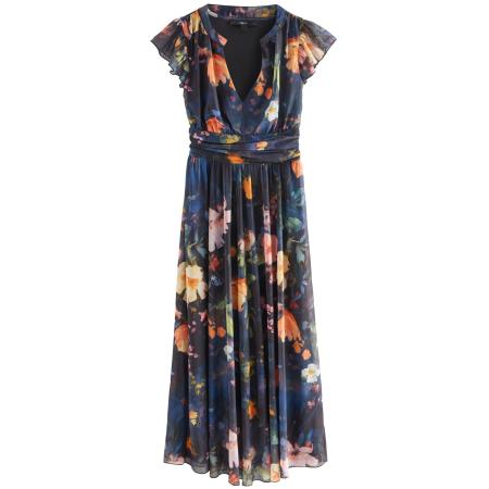 Next Next Jurk navy / gemengde kleuren