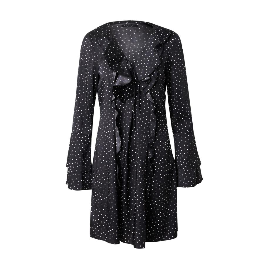 Sisley Sisley Jurk zwart / wit -