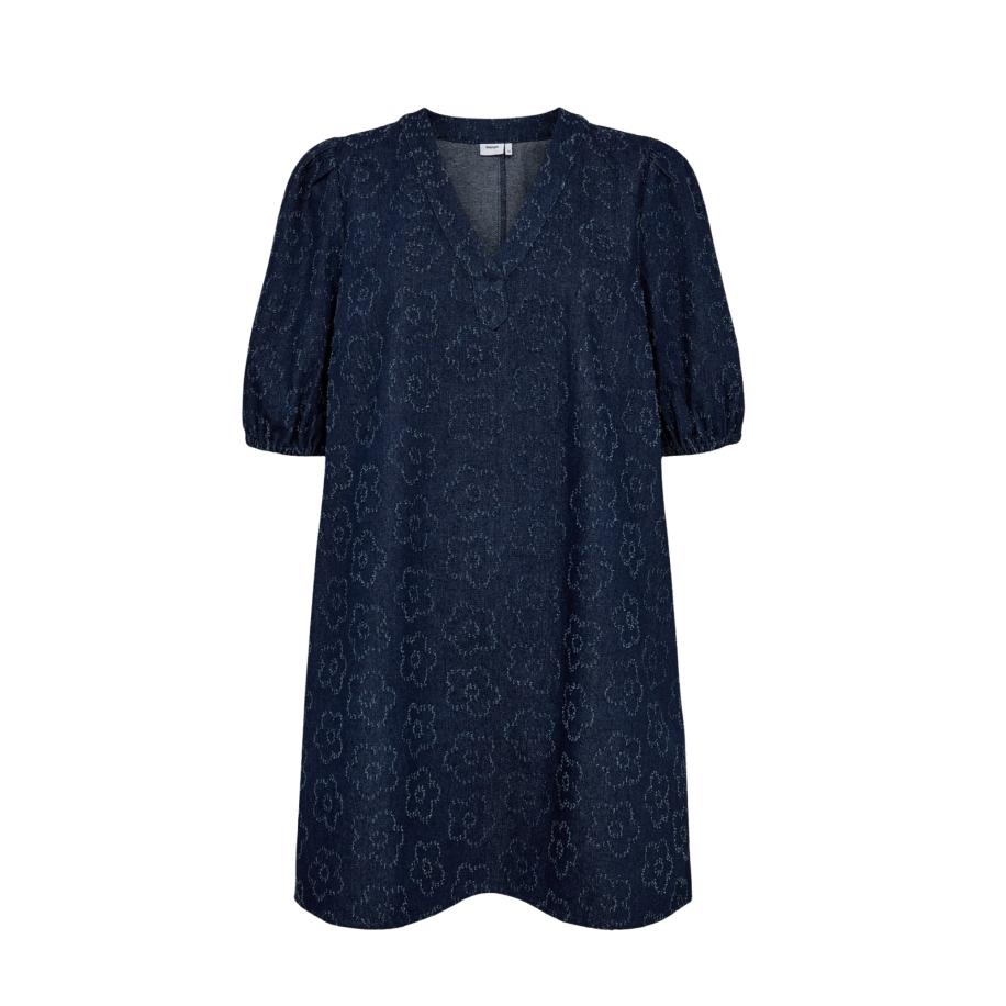 Nümph NÜMPH Jurk Milley blauw denim -